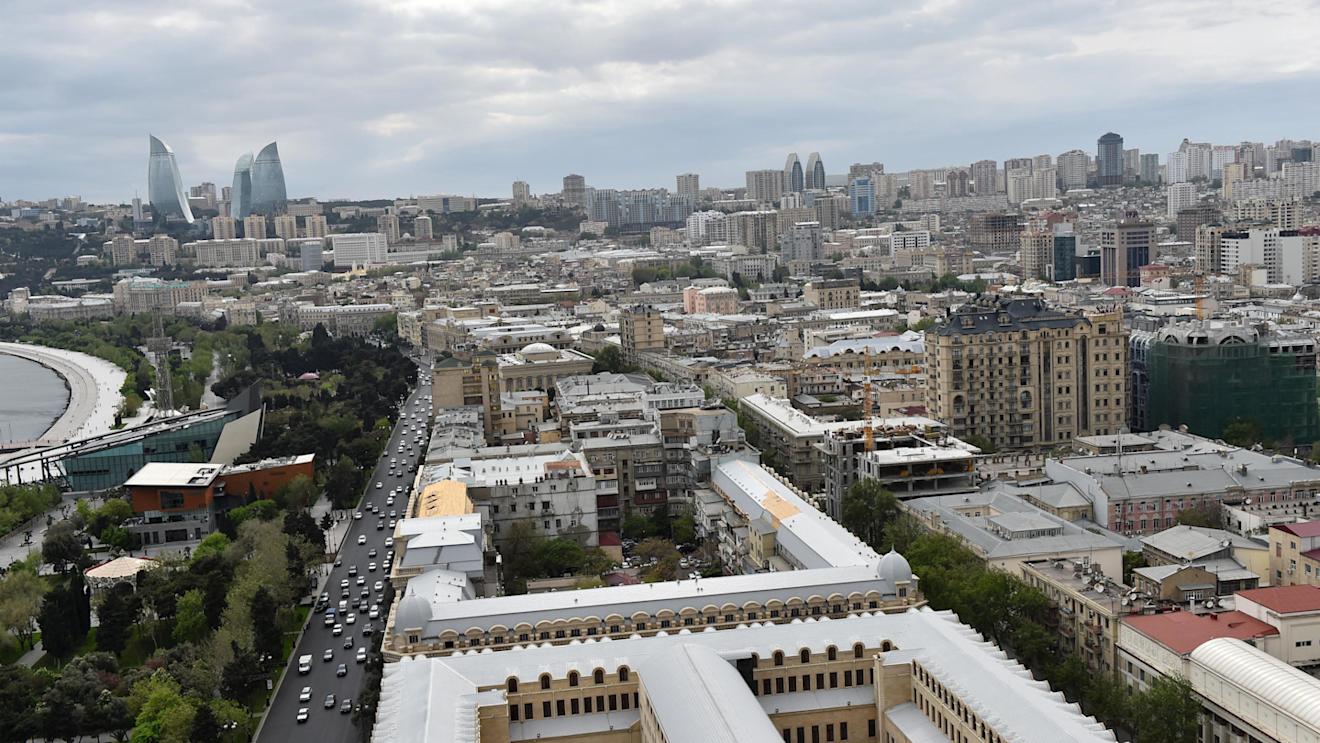 Turn 1 and Turn 2, Scenic view at Baku City Visit, Baku, Azerbaijan, 28-29 April 2016. © Sutton Motorsport Images