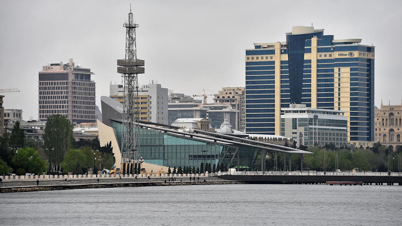 Baku Harbour and Scenic view at Baku City Visit, Baku, Azerbaijan, 28-29 April 2016. © Sutton Motorsport Images