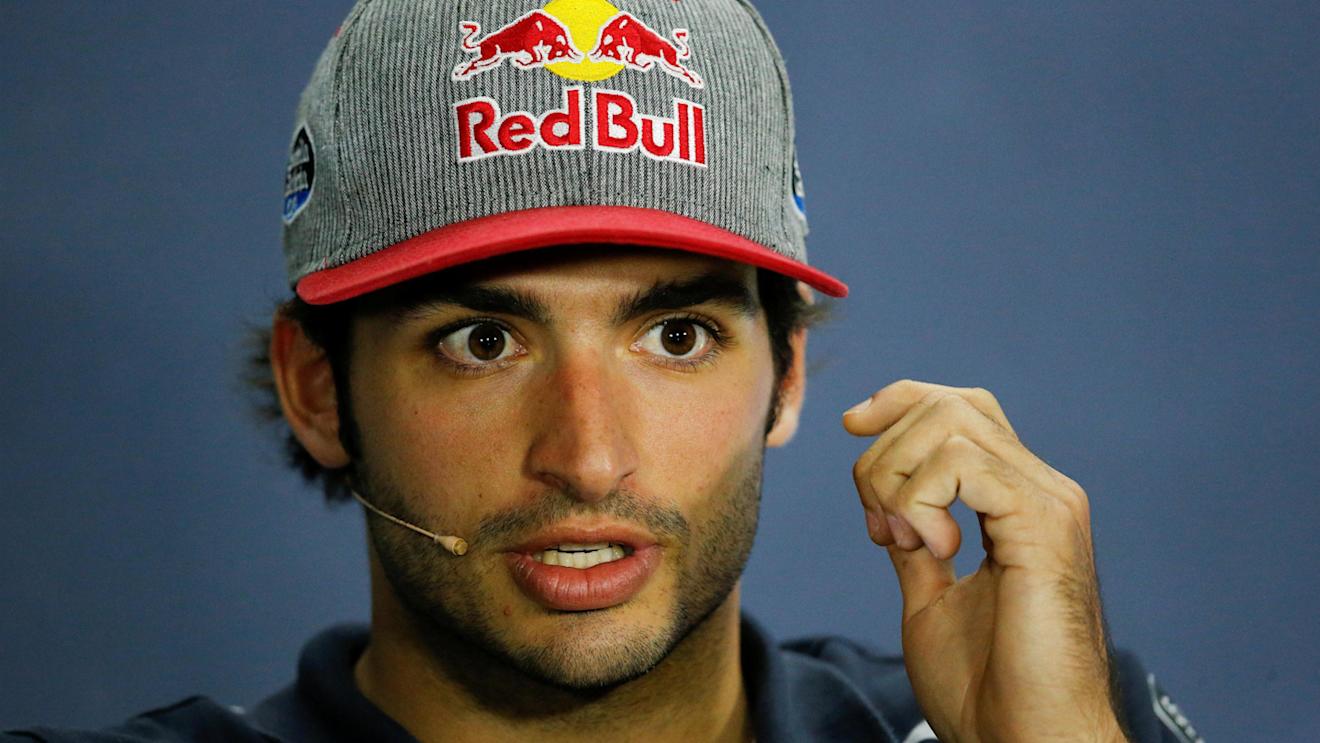 Carlos Sainz jr (ESP) Scuderia Toro Rosso in the Press Conference at Formula One World Championship, Rd8, European Grand Prix, Preparations, Baku City Circuit, Baku, Azerbaijan, Thursday 16 June 2016. © Sutton Images