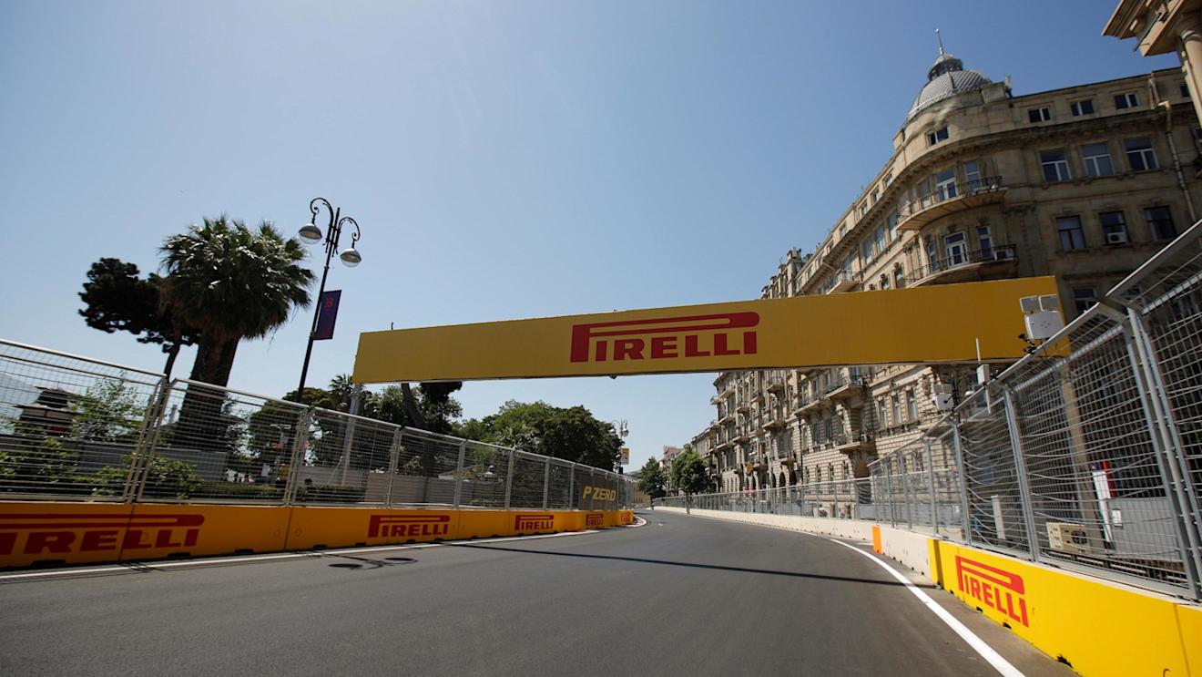 Track view at Formula One World Championship, Rd8, European Grand Prix, Preparations, Baku City Circuit, Baku, Azerbaijan, Thursday 16 June 2016. © Sutton Images