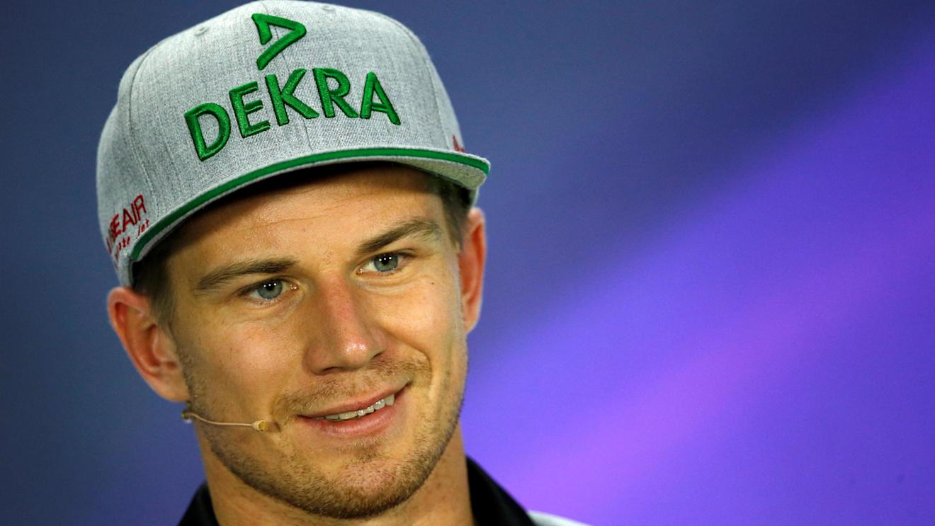 Nico Hulkenberg (GER) Force India F1 in the Press Conference at Formula One World Championship, Rd8, European Grand Prix, Preparations, Baku City Circuit, Baku, Azerbaijan, Thursday 16 June 2016. © Sutton Images