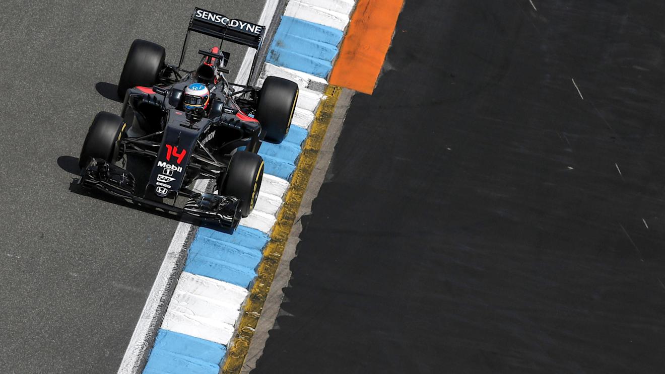 Fernando Alonso (ESP) McLaren MP4-31 at Formula One World Championship, Rd12, German Grand Prix, Practice, Hockenheim, Germany, Friday 29 July 2016. © Sutton Images