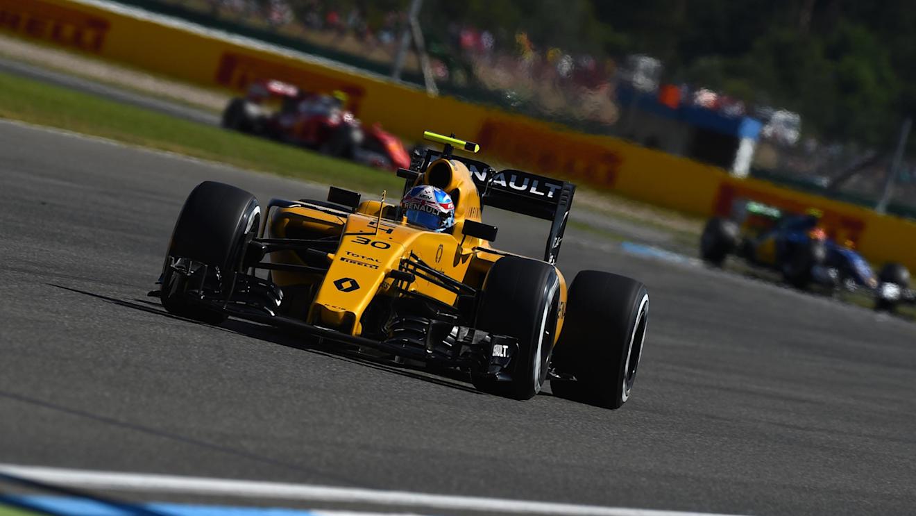 Jolyon Palmer (GBR) Renault Sport F1 Team RS16 at Formula One World Championship, Rd12, German Grand Prix, Qualifying, Hockenheim, Germany, Saturday 30 July 2016. © Sutton Images