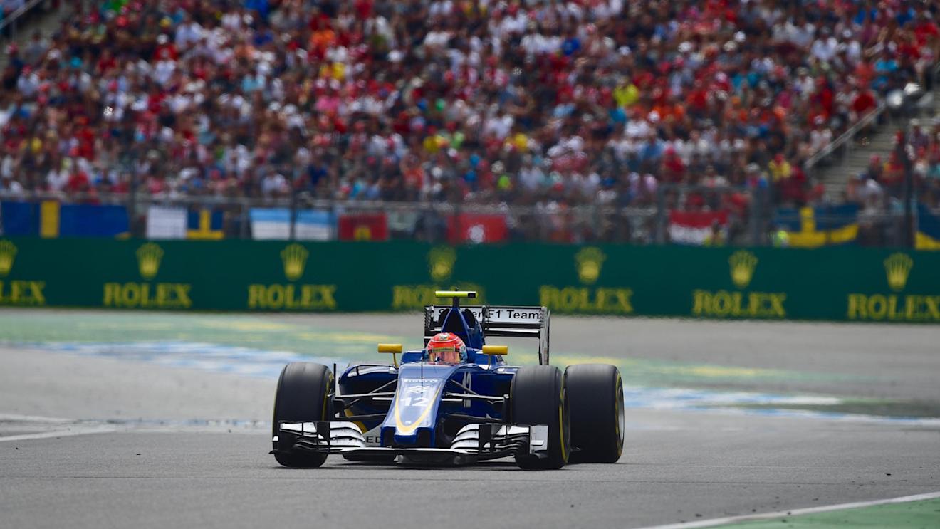 Felipe Nasr (BRA) Sauber C35 at Formula One World Championship, Rd12, German Grand Prix, Race, Hockenheim, Germany, Sunday 31 July 2016. © Sutton Images