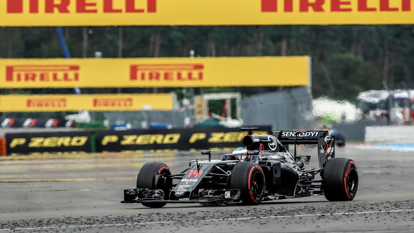 Fernando Alonso (ESP) McLaren MP4-31 at Formula One World Championship, Rd12, German Grand Prix, Race, Hockenheim, Germany, Sunday 31 July 2016. © Sutton Images
