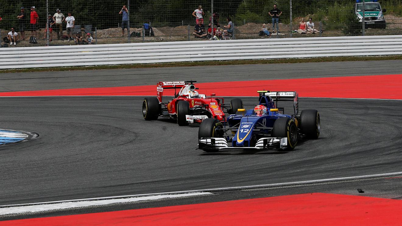 Felipe Nasr (BRA) Sauber C35 at Formula One World Championship, Rd12, German Grand Prix, Race, Hockenheim, Germany, Sunday 31 July 2016. © Sutton Images