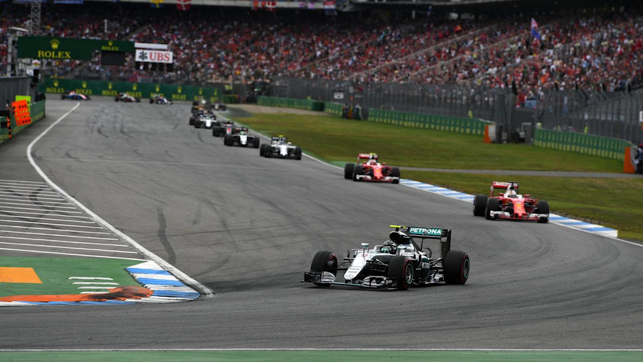 Nico Rosberg (GER) Mercedes-Benz F1 W07 Hybrid at Formula One World Championship, Rd12, German Grand Prix, Race, Hockenheim, Germany, Sunday 31 July 2016. © Sutton Images