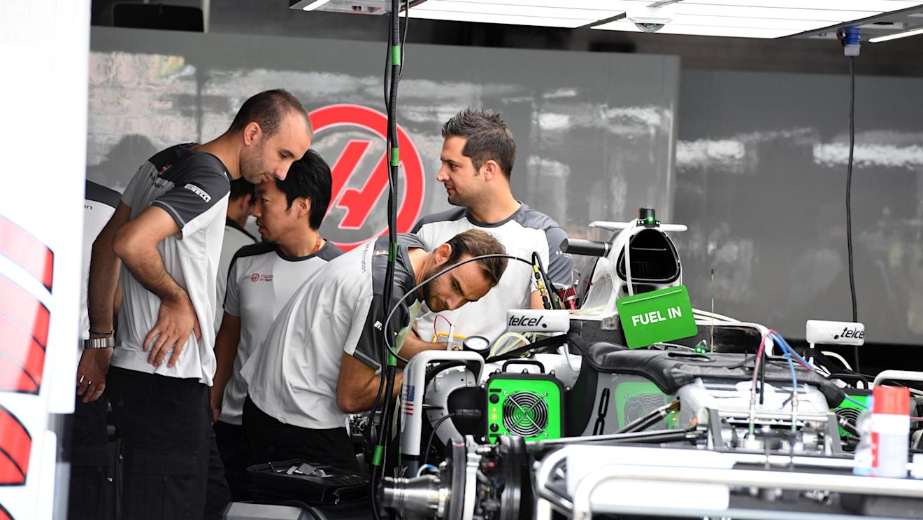 Haas VF-16 at Formula One World Championship, Rd12, German Grand Prix, Preparations, Hockenheim, Germany, Thursday 28 July 2016. © Sutton Images