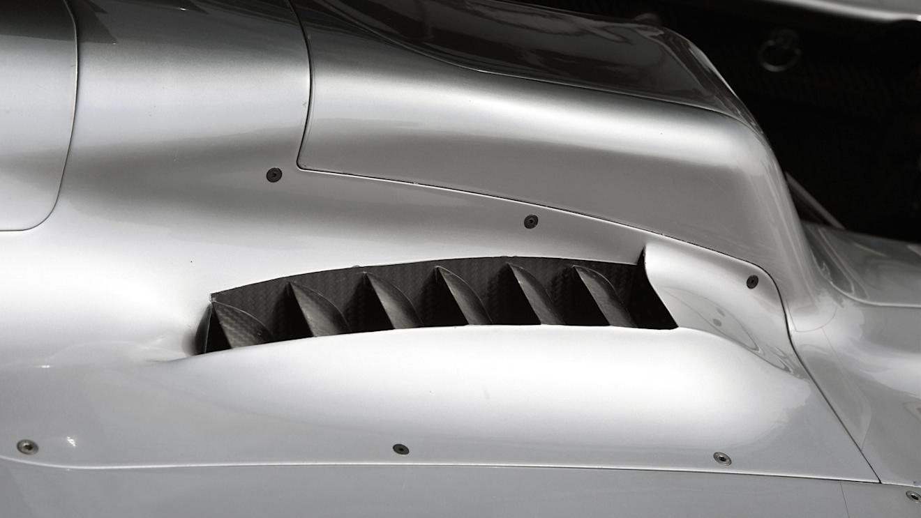 Mercedes-Benz F1 W07 Hybrid bodywork detail at Formula One World Championship, Rd12, German Grand Prix, Preparations, Hockenheim, Germany, Thursday 28 July 2016. © Sutton Images