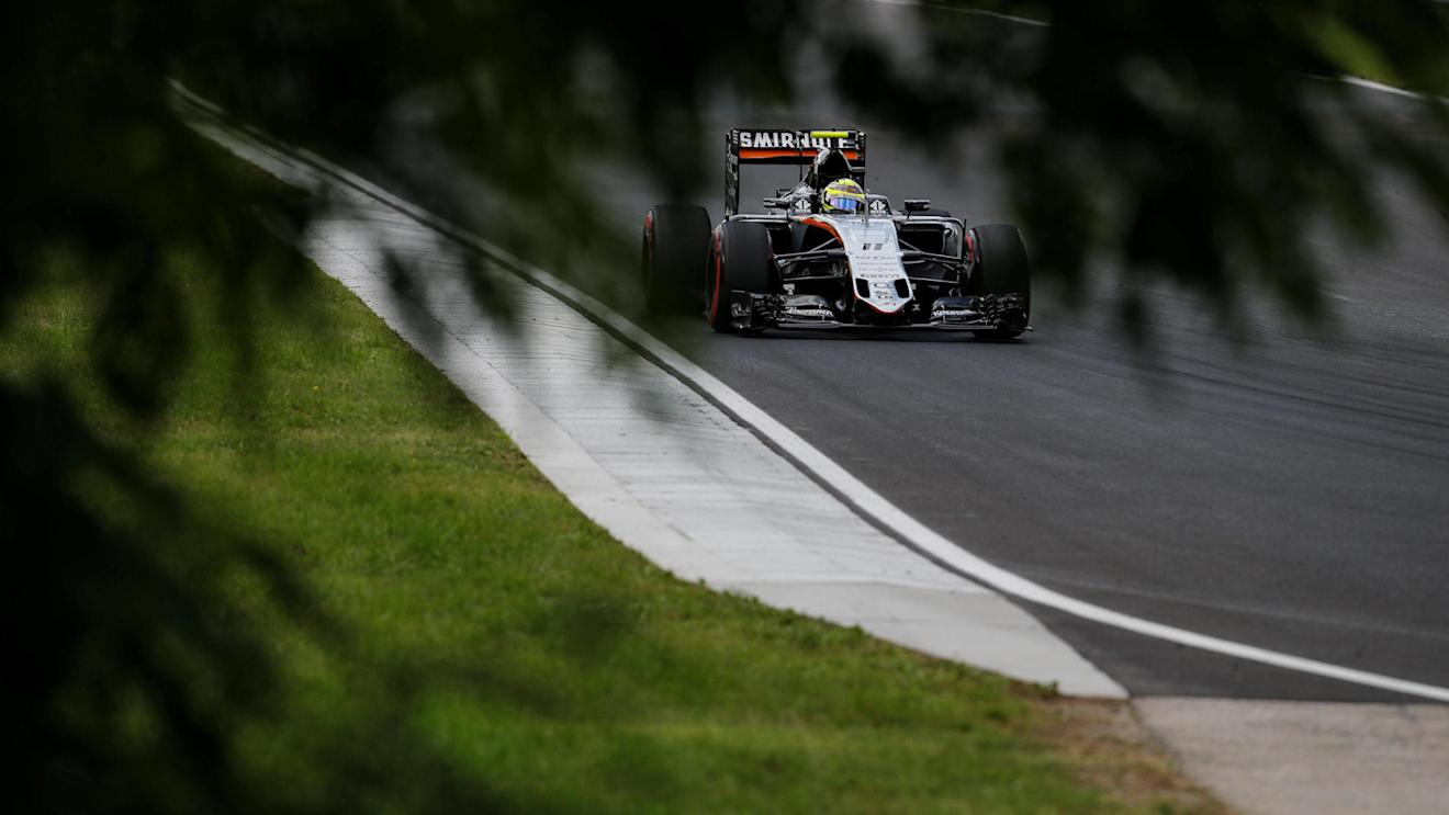 Sergio Perez (MEX) Force India VJM09 at Formula One World Championship, Rd11, Practice, Hungaroring, Hungary, Friday 22 July 2016. © Sutton Images