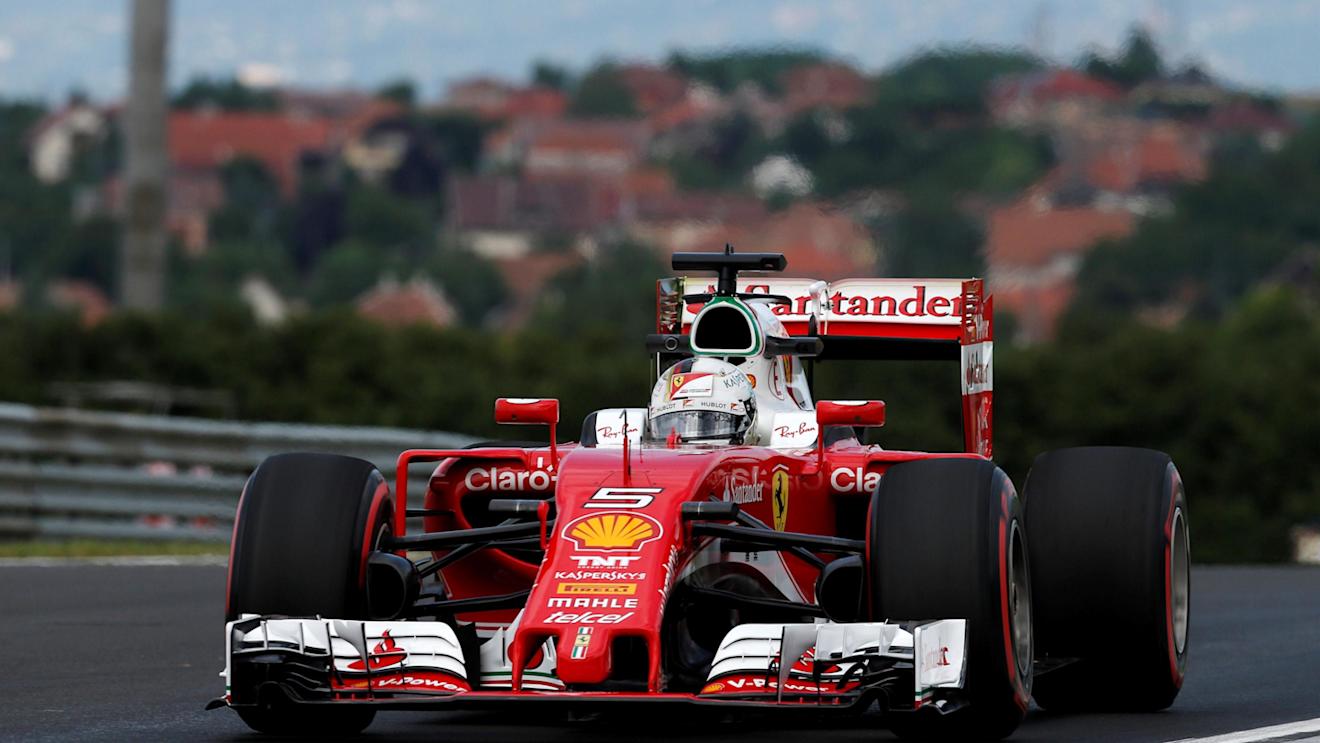 Sebastian Vettel (GER) Ferrari SF16-H at Formula One World Championship, Rd11, Practice, Hungaroring, Hungary, Friday 22 July 2016. © Sutton Images