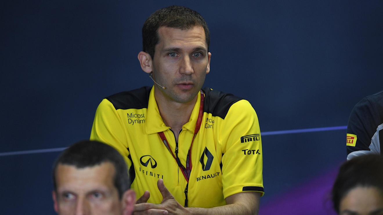 Remi Taffin (FRA) Head of Renault Sport F1 Track Operations in the Press Conference at Formula One World Championship, Rd11, Practice, Hungaroring, Hungary, Friday 22 July 2016. © Sutton Images