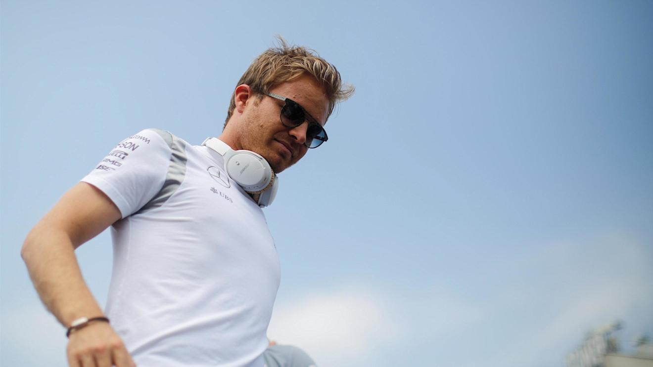 Nico Rosberg (GER) Mercedes AMG F1 on the drivers parade at Formula One World Championship, Rd11, Hungarian Grand Prix, Race, Hungaroring, Hungary, Sunday 24 July 2016. © Sutton Images