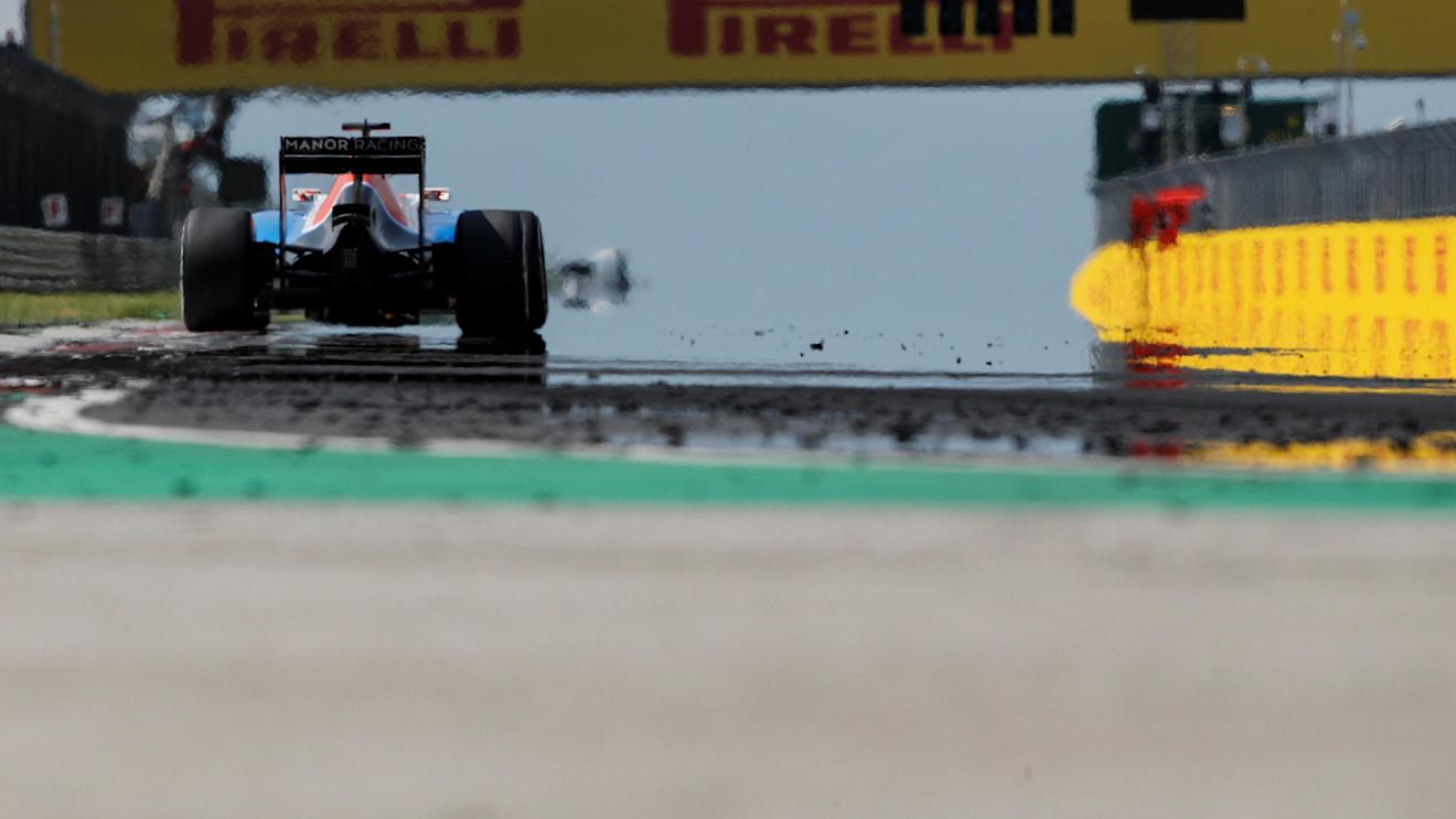 Rio Haryanto (IDN) Manor Racing MRT05 at Formula One World Championship, Rd11, Hungarian Grand Prix, Race, Hungaroring, Hungary, Sunday 24 July 2016. © Sutton Images