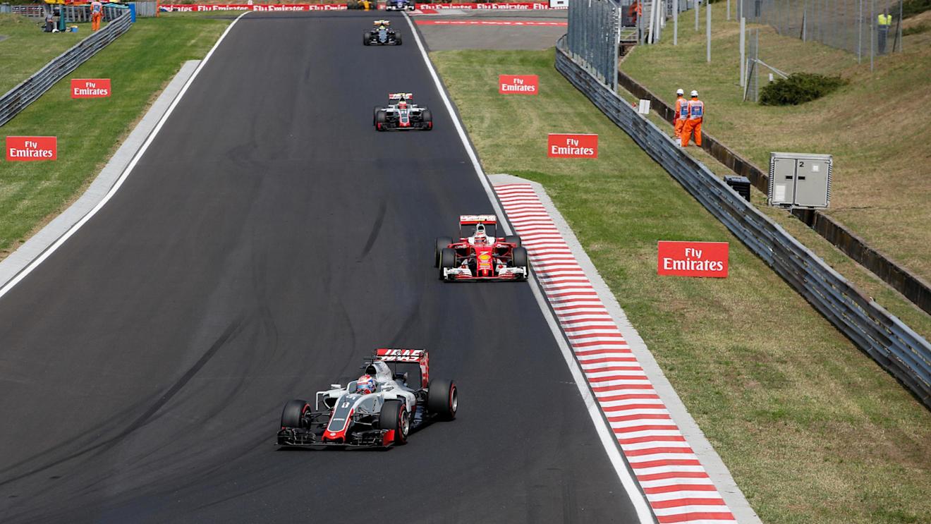 Romain Grosjean (FRA) Haas VF-16 at Formula One World Championship, Rd11, Hungarian Grand Prix, Race, Hungaroring, Hungary, Sunday 24 July 2016. © Sutton Images