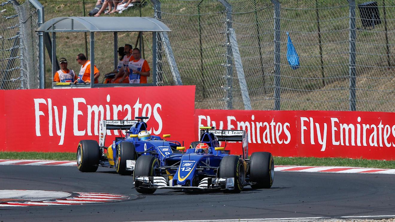 Felipe Nasr (BRA) Sauber C35 at Formula One World Championship, Rd11, Hungarian Grand Prix, Race, Hungaroring, Hungary, Sunday 24 July 2016. © Sutton Images
