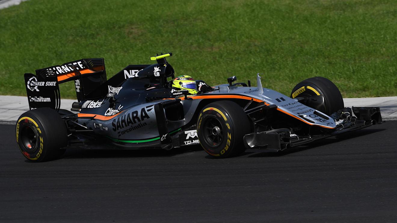 Sergio Perez (MEX) Force India VJM09 at Formula One World Championship, Rd11, Hungarian Grand Prix, Race, Hungaroring, Hungary, Sunday 24 July 2016. © Sutton Images