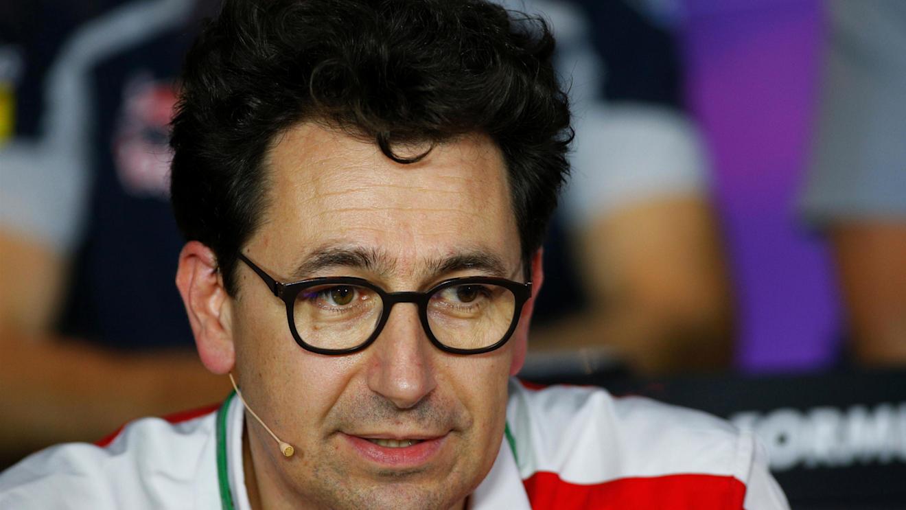 Mattia Binotto (ITA) Ferrari Chief Technical Officer in the Press Conference at Formula One World Championship, Rd14, Italian Grand Prix, Practice, Monza, Italy, Friday 2 September 2016. © Sutton Images