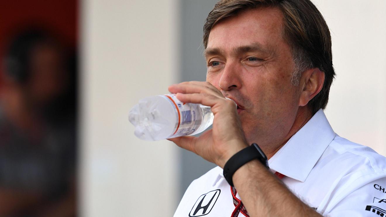 Jost Capito (GER) McLaren drinks at Formula One World Championship, Rd14, Italian Grand Prix, Practice, Monza, Italy, Friday 2 September 2016. © Sutton Images