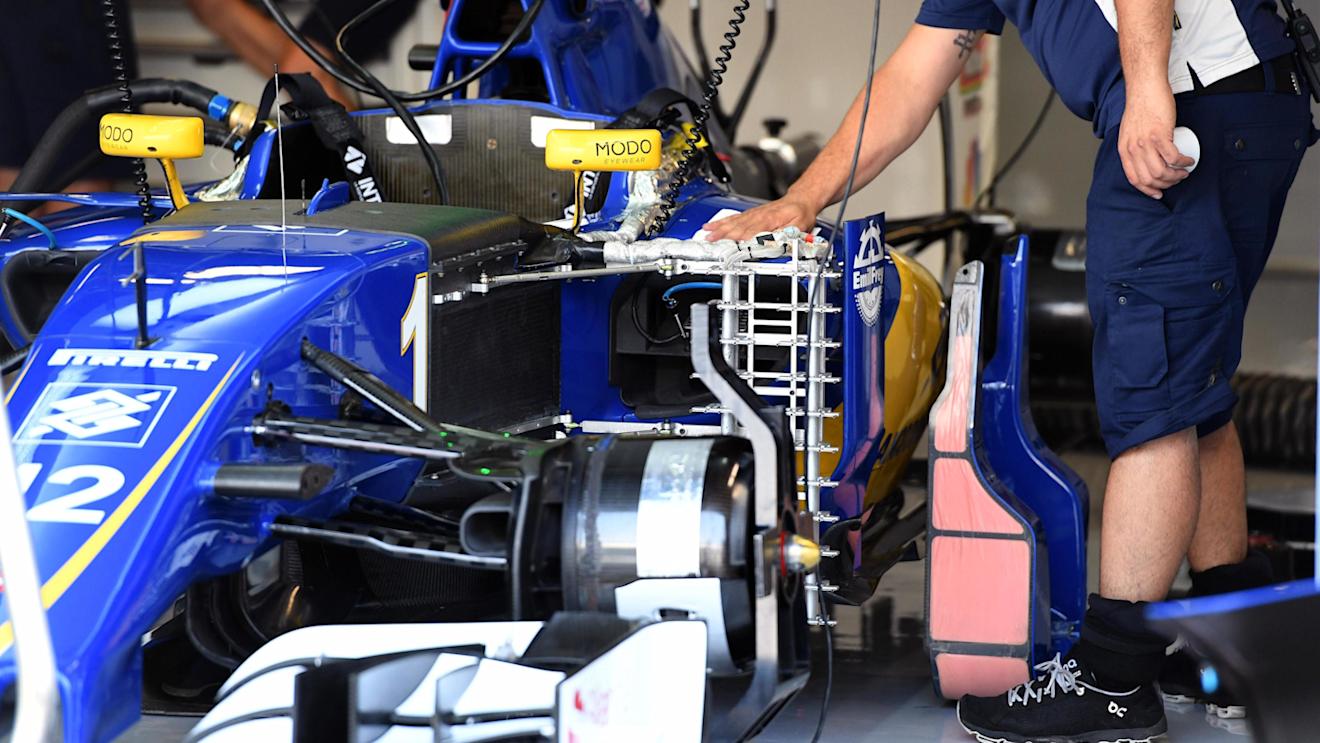 Sauber C35 with aero sensor at Formula One World Championship, Rd14, Italian Grand Prix, Practice, Monza, Italy, Friday 2 September 2016. © Sutton Images