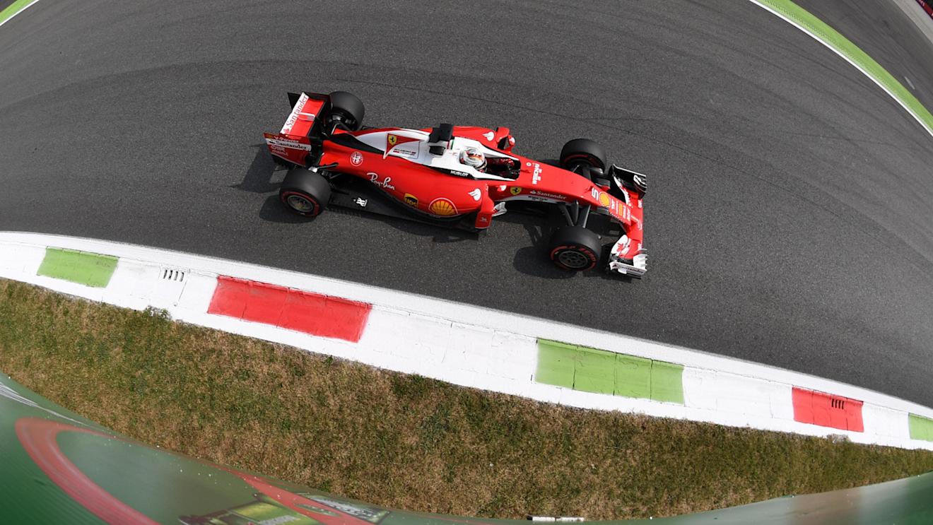 Sebastian Vettel (GER) Ferrari SF16-H at Formula One World Championship, Rd14, Italian Grand Prix, Practice, Monza, Italy, Friday 2 September 2016. © Sutton Images