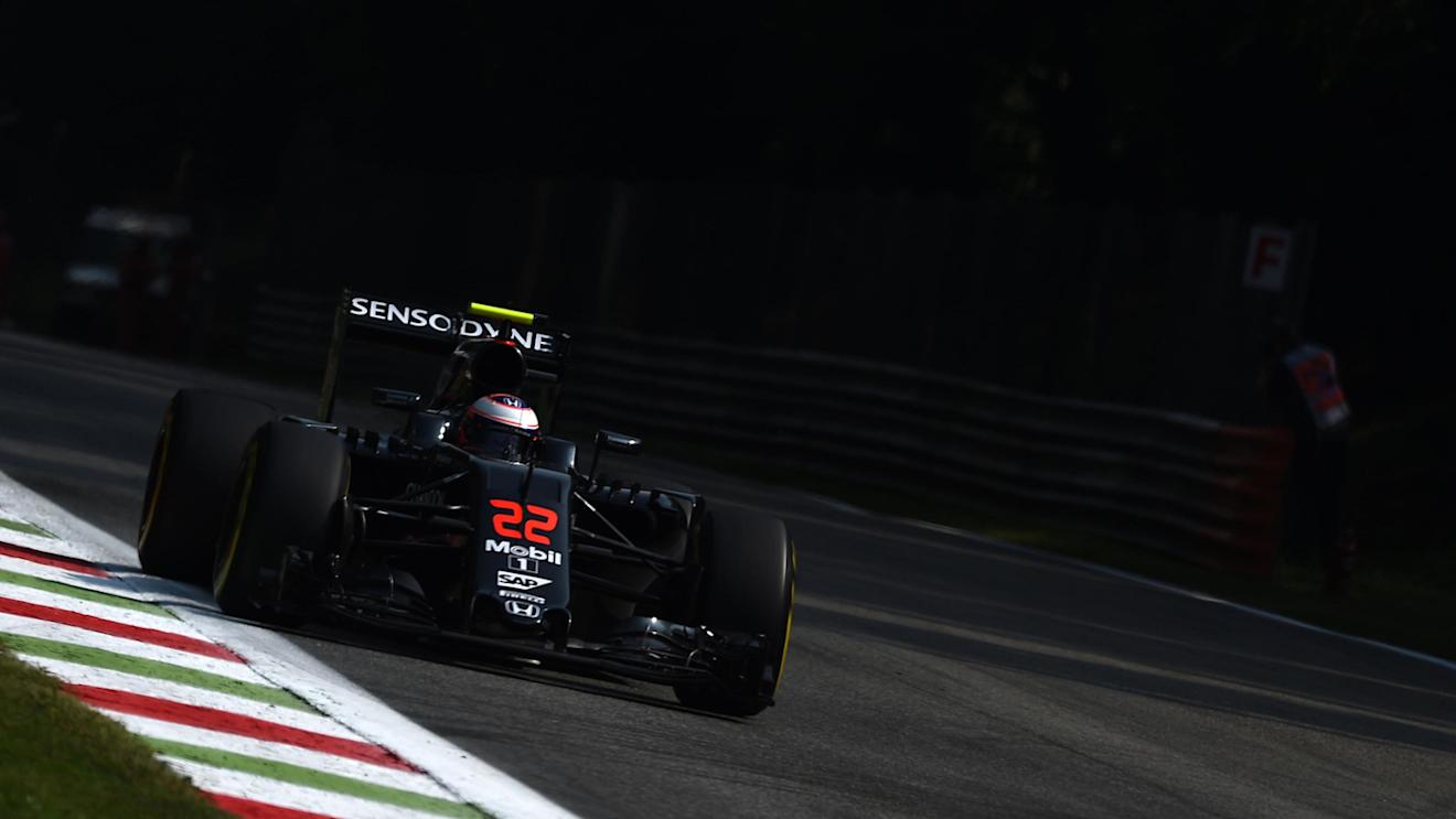 Jenson Button (GBR) McLaren MP4-31 at Formula One World Championship, Rd14, Italian Grand Prix, Practice, Monza, Italy, Friday 2 September 2016. © Sutton Images