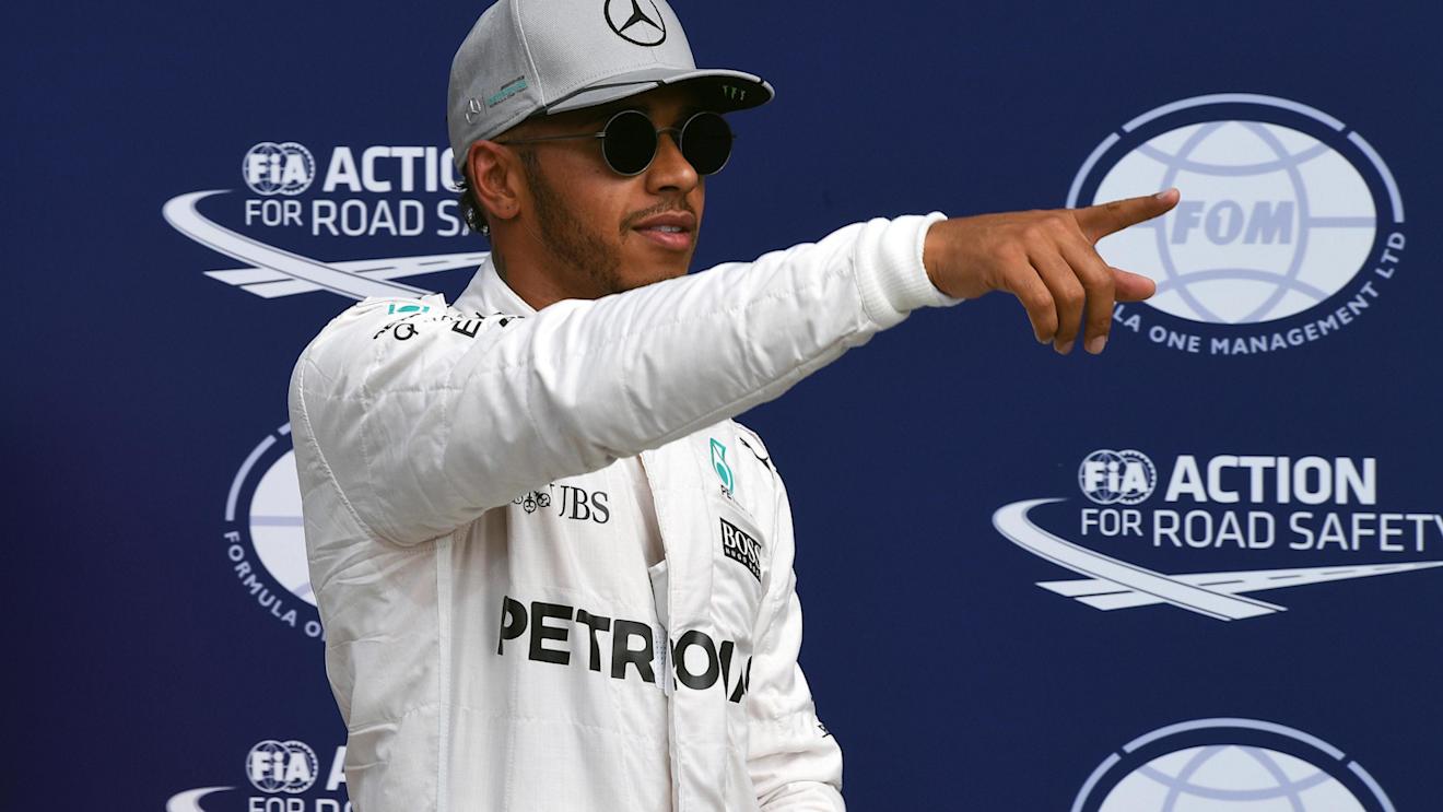 POle sitter Lewis Hamilton (GBR) Mercedes AMG F1 celebrates in parc ferme at Formula One World Championship, Rd14, Italian Grand Prix, Qualifying, Monza, Italy, Saturday 3 September 2016. © Sutton Images