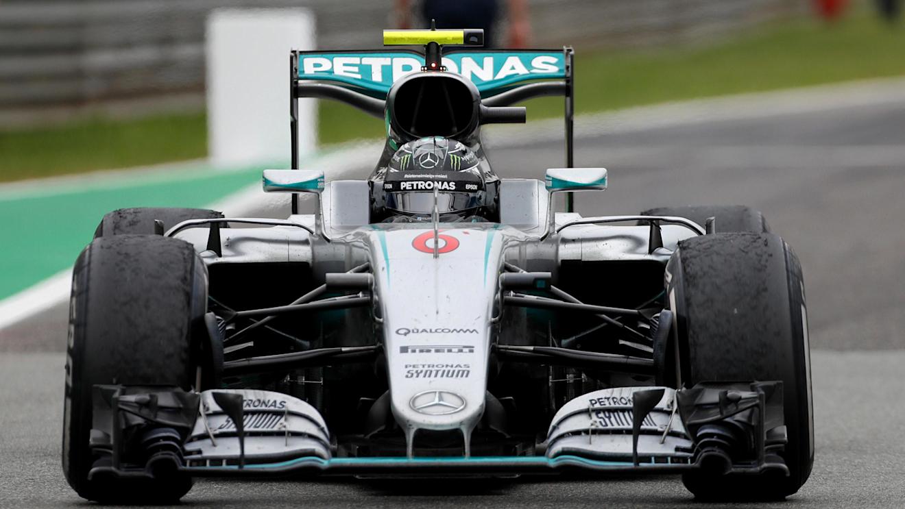 Race winner Nico Rosberg (GER) Mercedes-Benz F1 W07 Hybrid enters parc ferme at Formula One World Championship, Rd14, Italian Grand Prix, Race, Monza, Italy, Sunday 4 September 2016. © Sutton Images