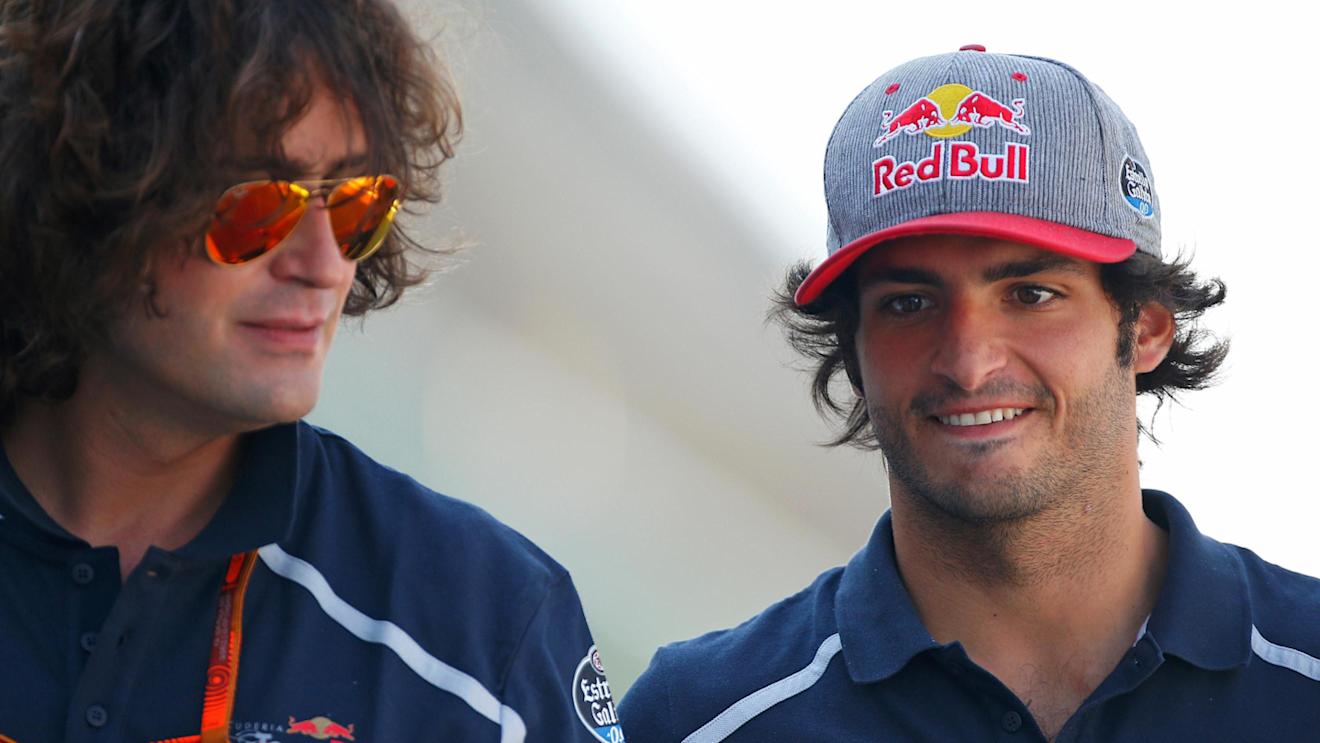 Carlos Sainz jr (ESP) Scuderia Toro Rosso and Marco Matassa (ITA) Scuderia Toro Rosso Engineer at Formula One World Championship, Rd14, Italian Grand Prix, Preparations, Monza, Italy, Thursday 1 September 2016. © Sutton Images