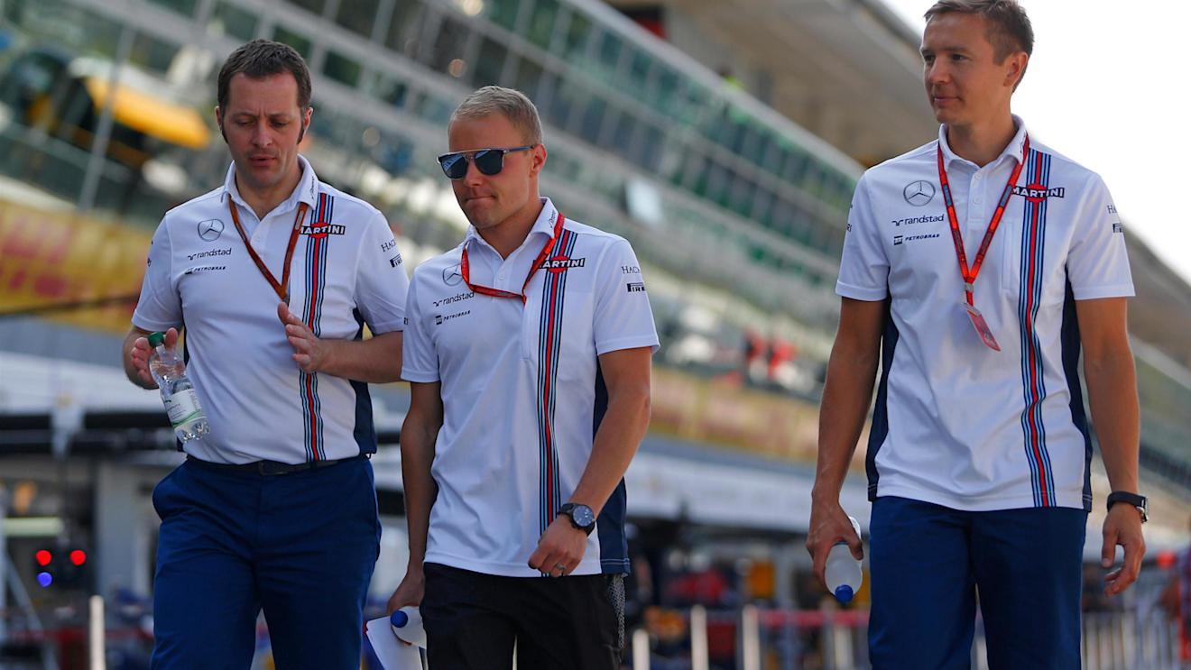 Valtteri Bottas (FIN) Williams with his trainer Antti Vierula (FIN) at Formula One World Championship, Rd14, Italian Grand Prix, Preparations, Monza, Italy, Thursday 1 September 2016. © Sutton Images