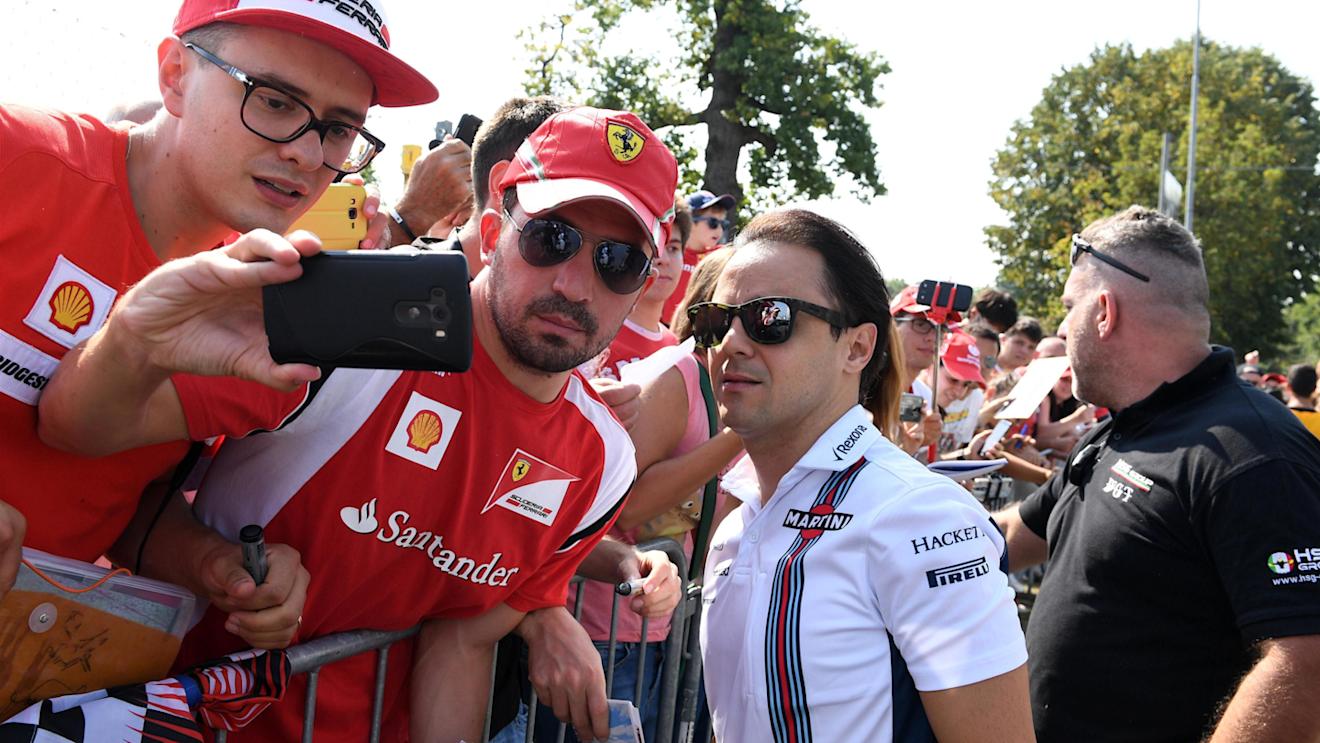 Felipe Massa (BRA) Williams fans selfie at Formula One World Championship, Rd14, Italian Grand Prix, Preparations, Monza, Italy, Thursday 1 September 2016. © Sutton Images