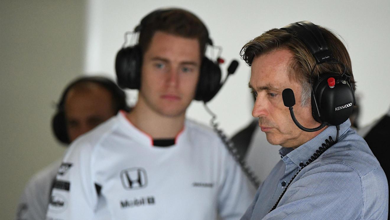 Jost Capito (GER) McLaren and Stoffel Vandoorne (BEL) McLaren at Formula One World Championship, Rd17, Japanese Grand Prix, Practice, Suzuka, Japan, Friday 7 October 2016. © Sutton Images