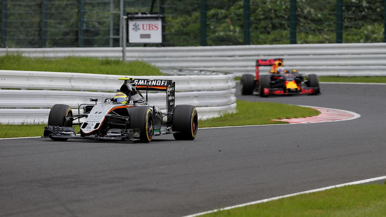 Sergio Perez (MEX) Force India VJM09 at Formula One World Championship, Rd17, Japanese Grand Prix, Race, Suzuka, Japan, Sunday 9 October 2016. © Sutton Images