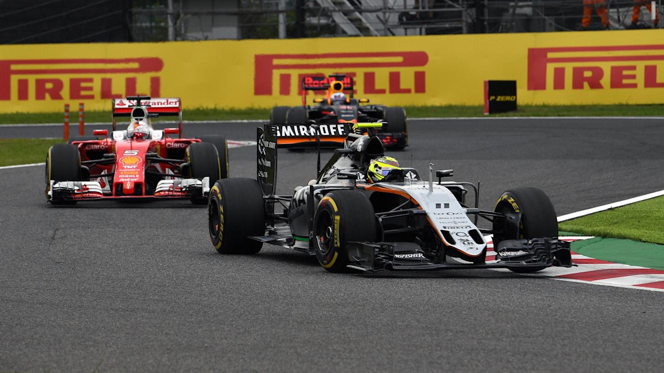 Sergio Perez (MEX) Force India VJM09 at Formula One World Championship, Rd17, Japanese Grand Prix, Race, Suzuka, Japan, Sunday 9 October 2016. © Sutton Images