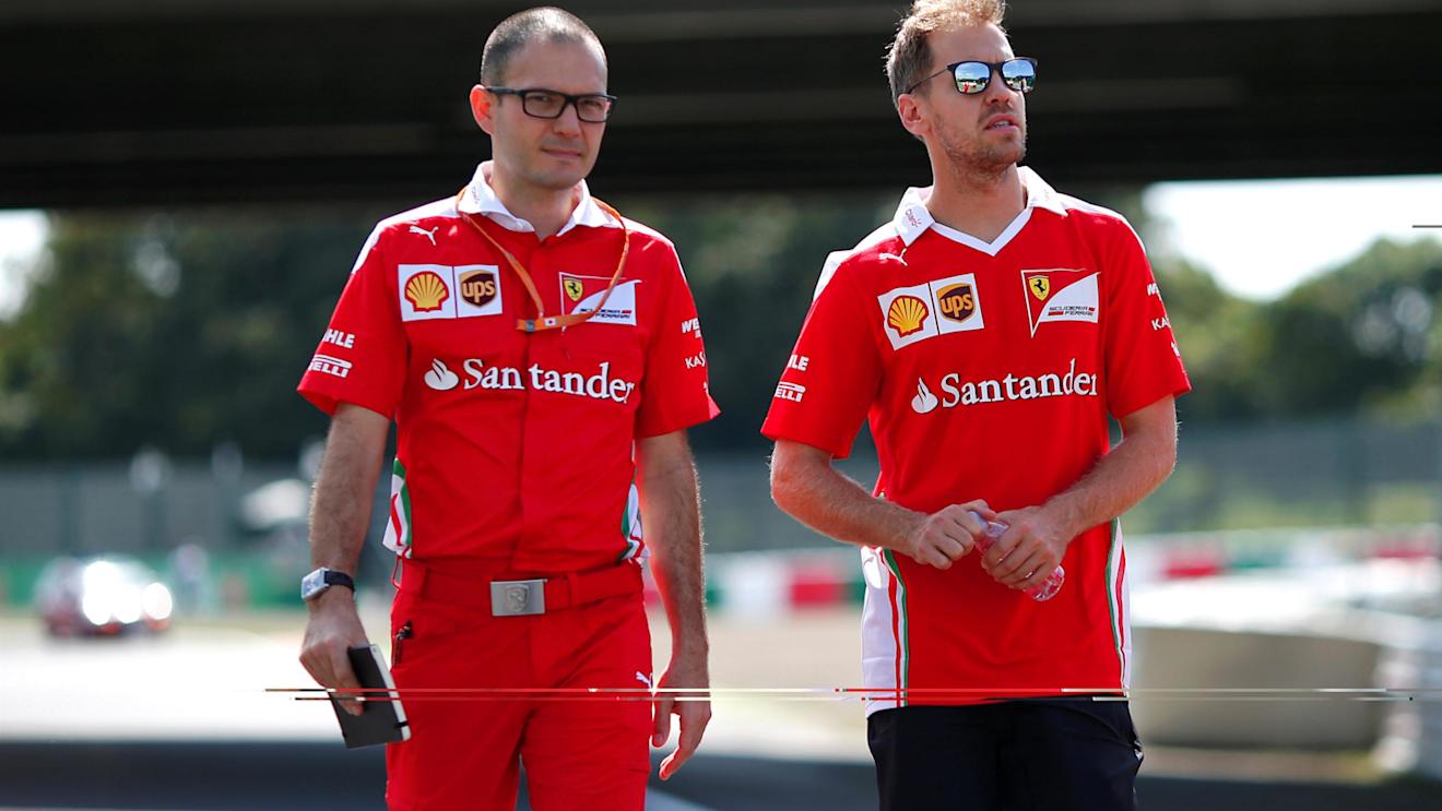 Sebastian Vettel (GER) Ferrari walks the track at Formula One World Championship, Rd17, Japanese Grand Prix, Preparations, Suzuka, Japan, Thursday 6 October 2016. © Sutton Images