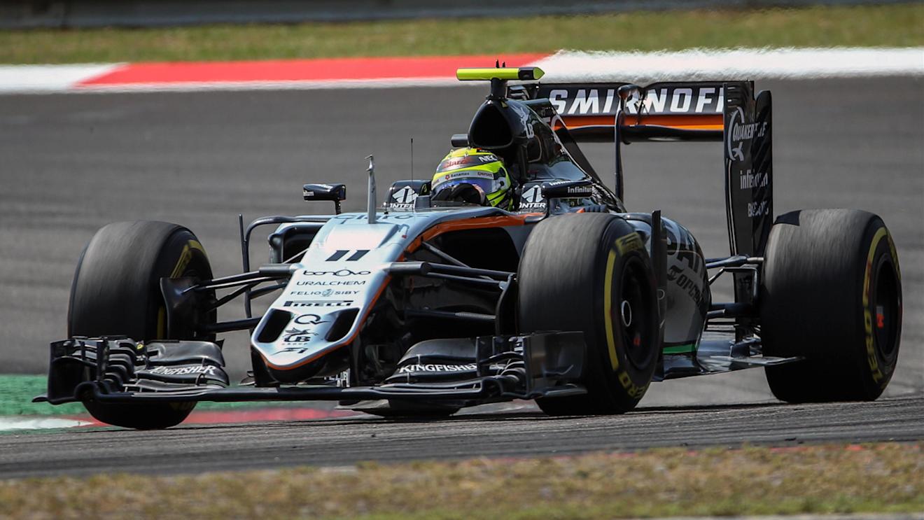 Sergio Perez (MEX) Force India VJM09 at Formula One World Championship, Rd16, Malaysian Grand Prix, Race,  Sepang, Malaysia, Sunday 2 October 2016. © Sutton Images