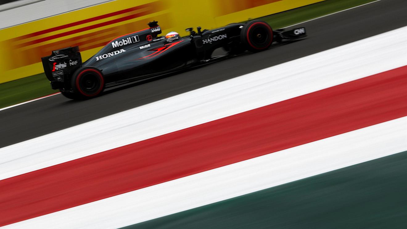 Fernando Alonso (ESP) McLaren MP4-31 at Formula One World Championship, Rd19, Mexican Grand Prix, Practice, Circuit Hermanos Rodriguez, Mexico City, Mexico, Friday 28 October 2016. © Sutton Images