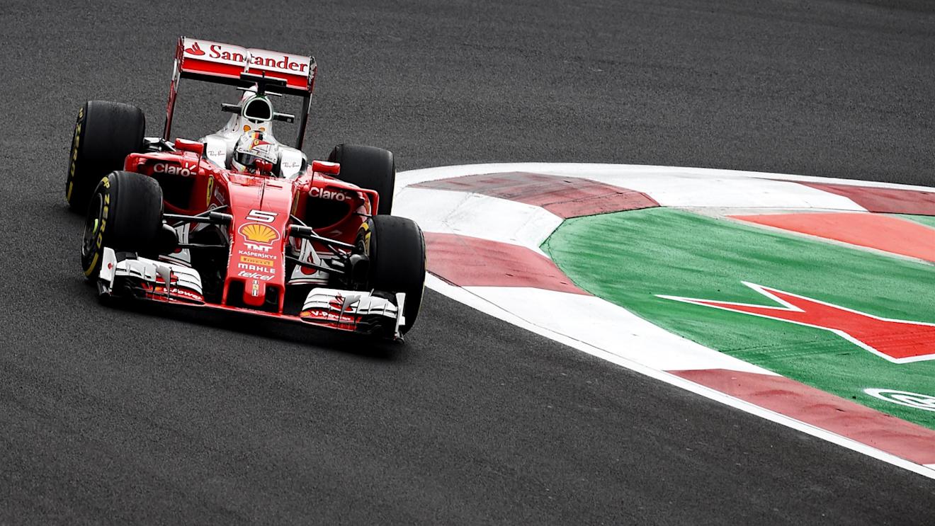 Sebastian Vettel (GER) Ferrari SF16-H at Formula One World Championship, Rd19, Mexican Grand Prix, Practice, Circuit Hermanos Rodriguez, Mexico City, Mexico, Friday 28 October 2016. © Sutton Images