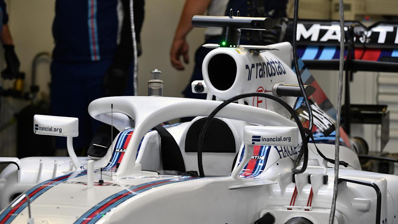 Williams FW38 with halo at Formula One World Championship, Rd19, Mexican Grand Prix, Practice, Circuit Hermanos Rodriguez, Mexico City, Mexico, Friday 28 October 2016. © Sutton Images