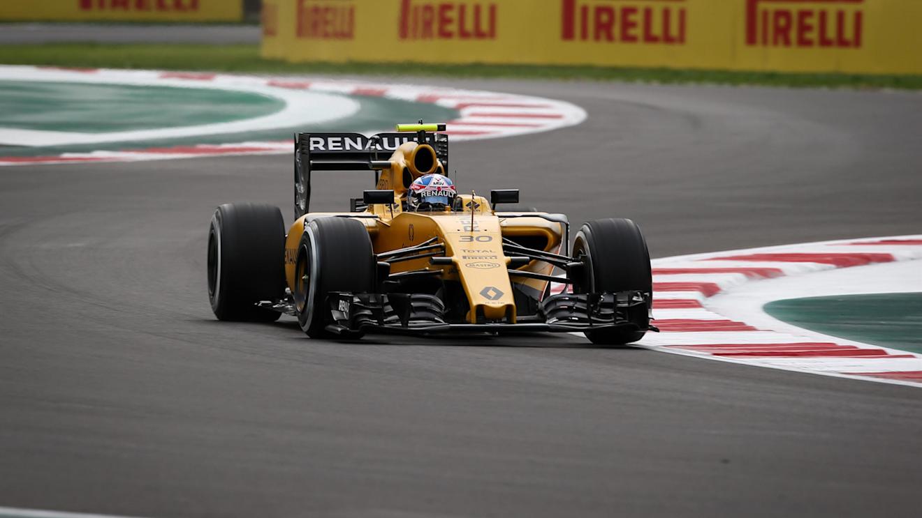 Jolyon Palmer (GBR) Renault Sport F1 Team RS16 at Formula One World Championship, Rd19, Mexican Grand Prix, Practice, Circuit Hermanos Rodriguez, Mexico City, Mexico, Friday 28 October 2016. © Sutton Images