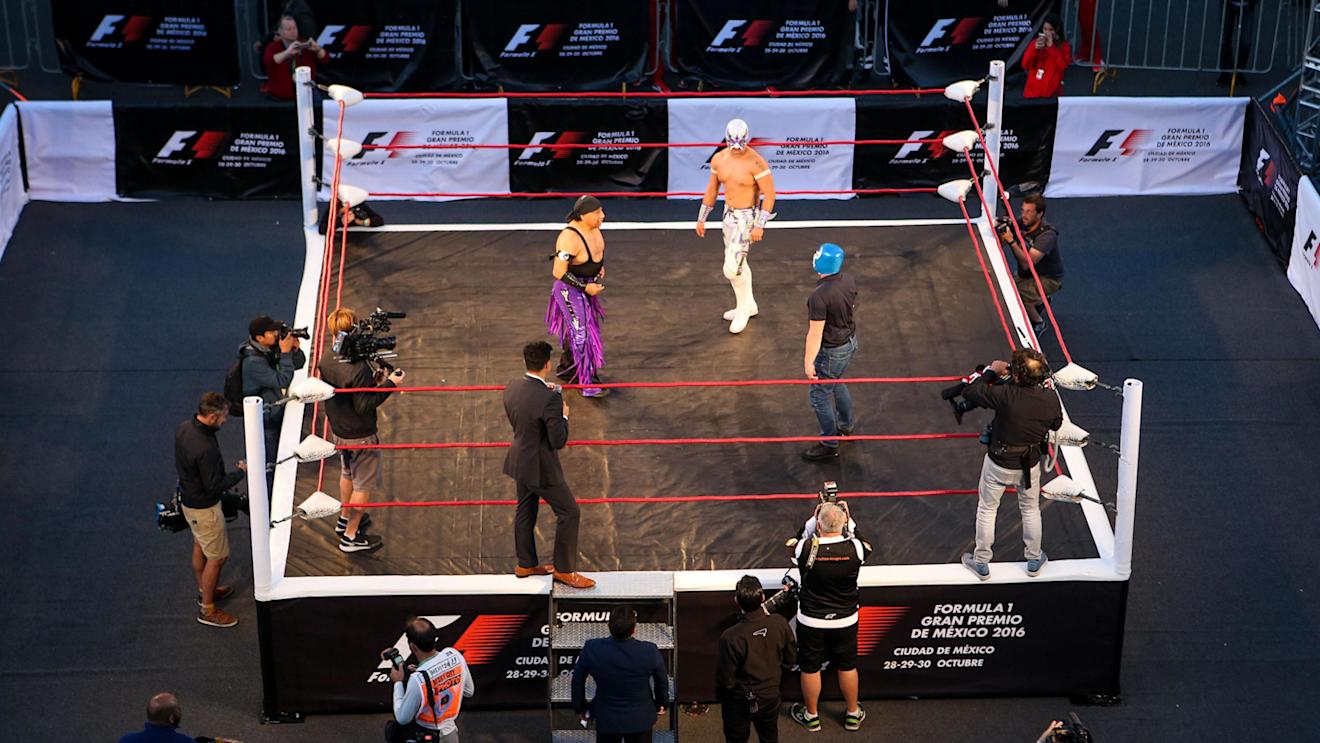 Lucha Libre Wrestling Festival at Formula One World Championship, Rd19, Mexican Grand Prix, Preparations, Circuit Hermanos Rodriguez, Mexico City, Mexico, Thursday 27 October 2016. © Sutton Images