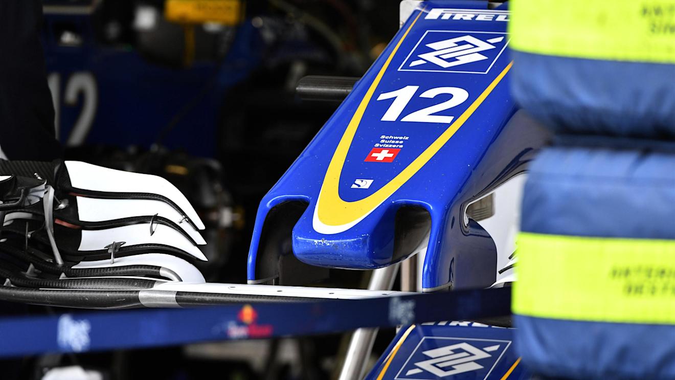 Sauber C35 nose detail at Formula One World Championship, Rd19, Mexican Grand Prix, Preparations, Circuit Hermanos Rodriguez, Mexico City, Mexico, Thursday 27 October 2016. © Sutton Images