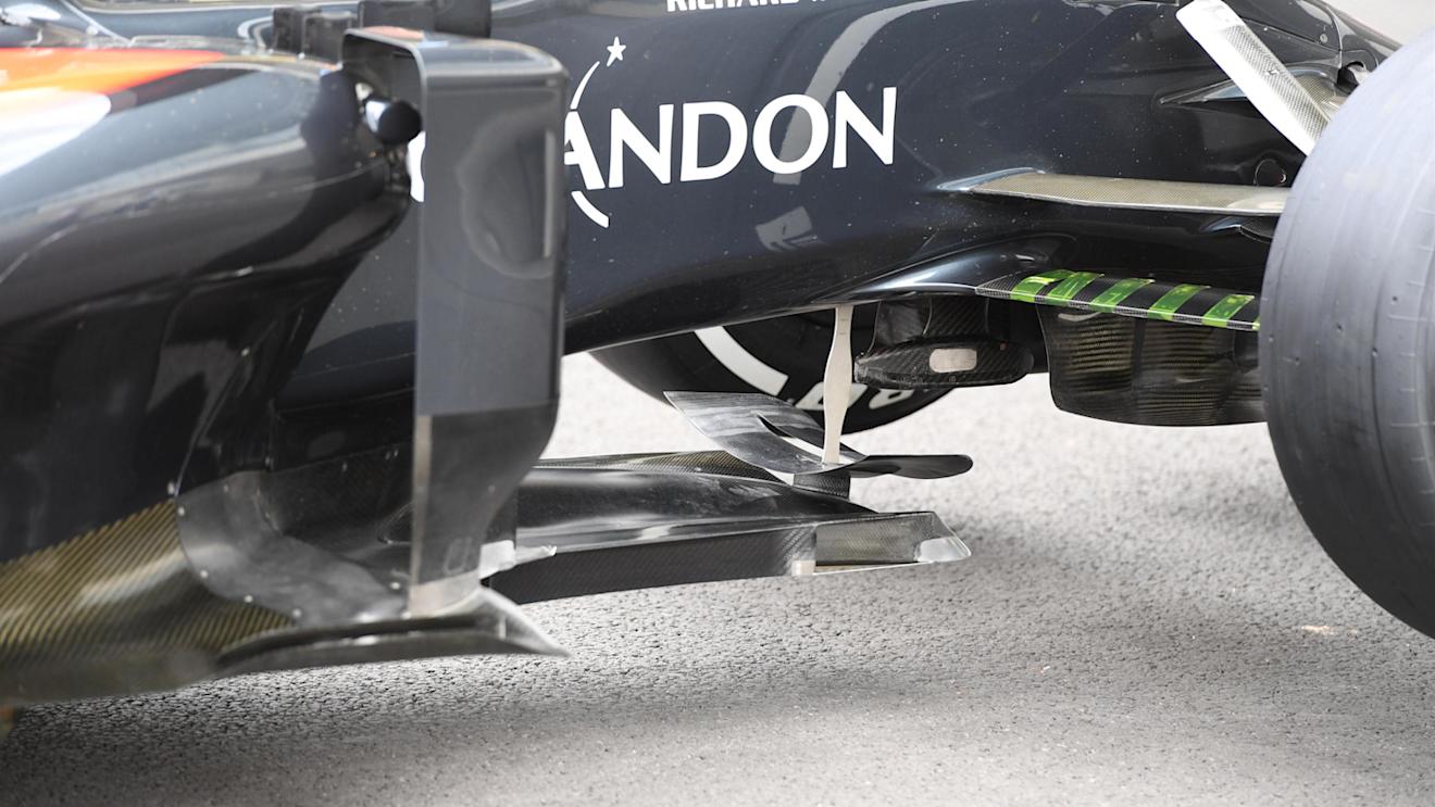 McLaren MP4-31 aero detail at Formula One World Championship, Rd19, Mexican Grand Prix, Preparations, Circuit Hermanos Rodriguez, Mexico City, Mexico, Thursday 27 October 2016. © Sutton Images