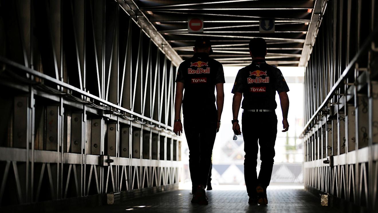 Max Verstappen (NED) Red Bull Racing and Christian Horner (GBR) Red Bull Racing Team Principal at Formula One World Championship, Rd6, Monaco Grand Prix, Qualifying, Monte-Carlo, Monaco, Saturday 28 May 2016. © Sutton Images