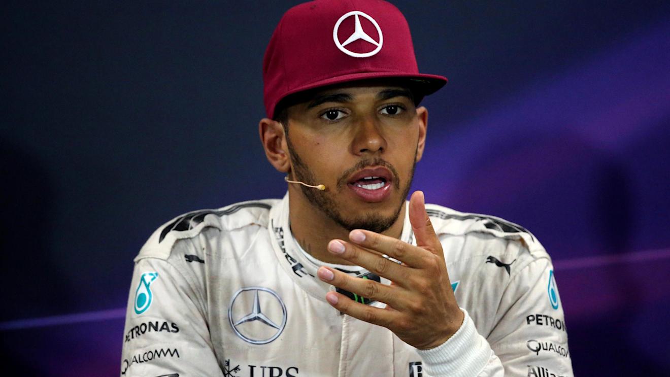 Lewis Hamilton (GBR) Mercedes AMG F1 in the Press Conference at Formula One World Championship, Rd6, Monaco Grand Prix, Race, Monte-Carlo, Monaco, Sunday 29 May 2016. © Sutton Images