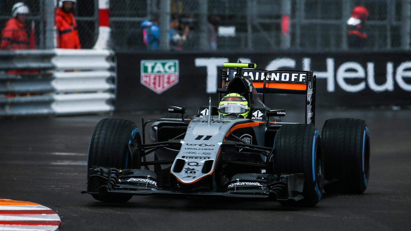 Sergio Perez (MEX) Force India VJM09 at Formula One World Championship, Rd6, Monaco Grand Prix, Race, Monte-Carlo, Monaco, Sunday 29 May 2016. © Sutton Images