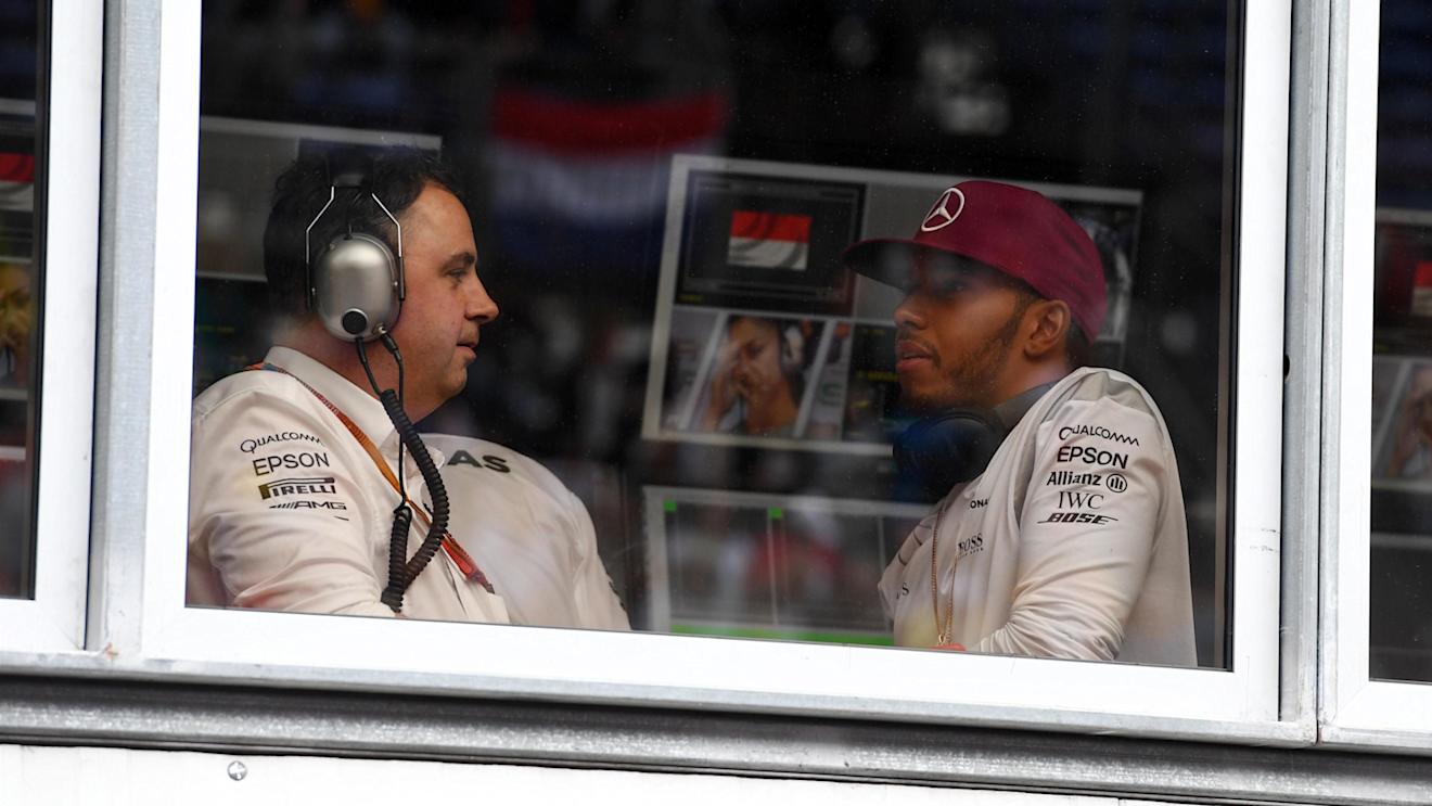 Lewis Hamilton (GBR) Mercedes-Benz F1 W07 Hybrid and Ron Meadows (GBR) Mercedes AMG F1 Team Manager at Formula One World Championship, Rd6, Monaco Grand Prix, Race, Monte-Carlo, Monaco, Sunday 29 May 2016. © Sutton Images