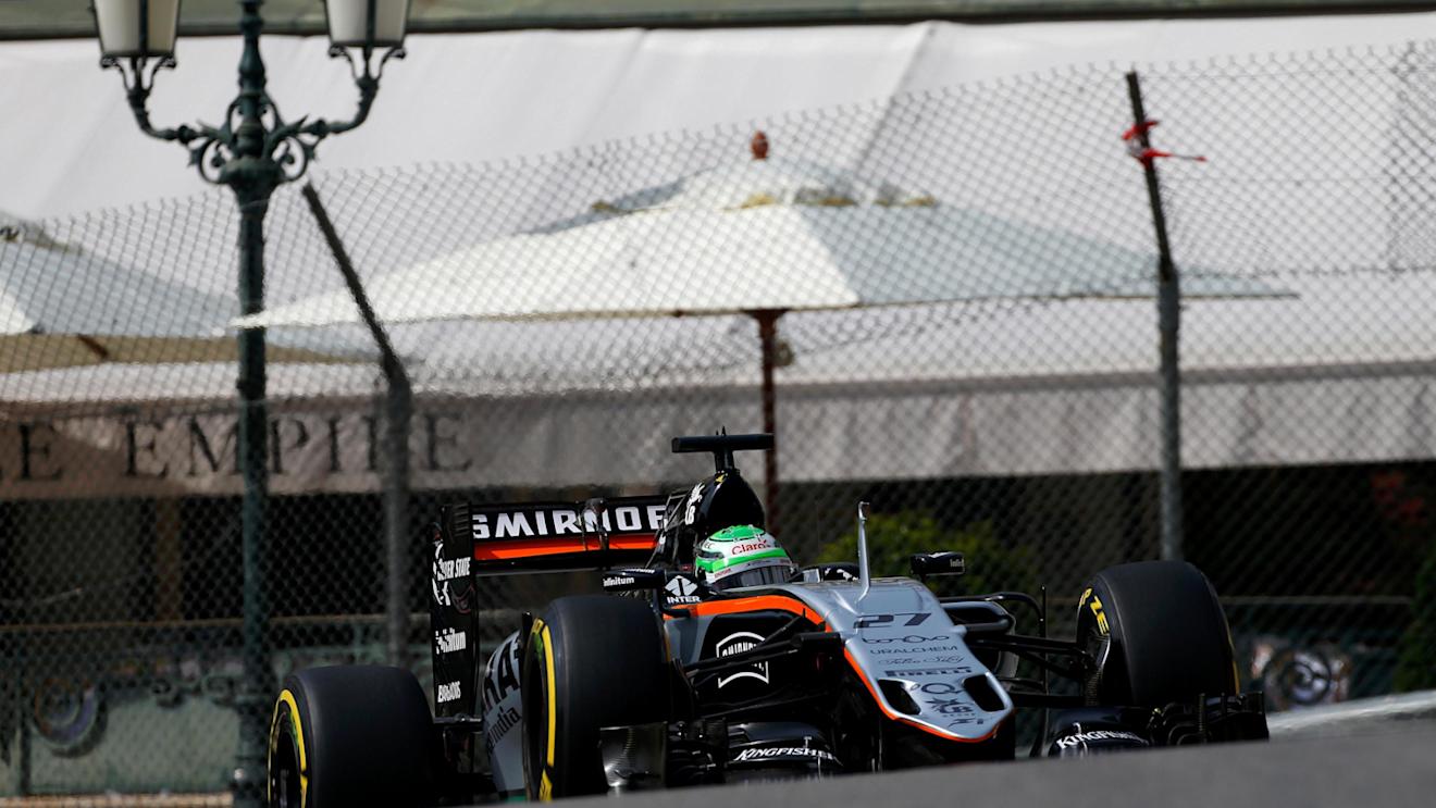 Nico Hulkenberg (GER) Force India VJM09 at Formula One World Championship, Rd6, Monaco Grand Prix, Practice, Monte-Carlo, Monaco, Thursday 26 May 2016. © Sutton Images