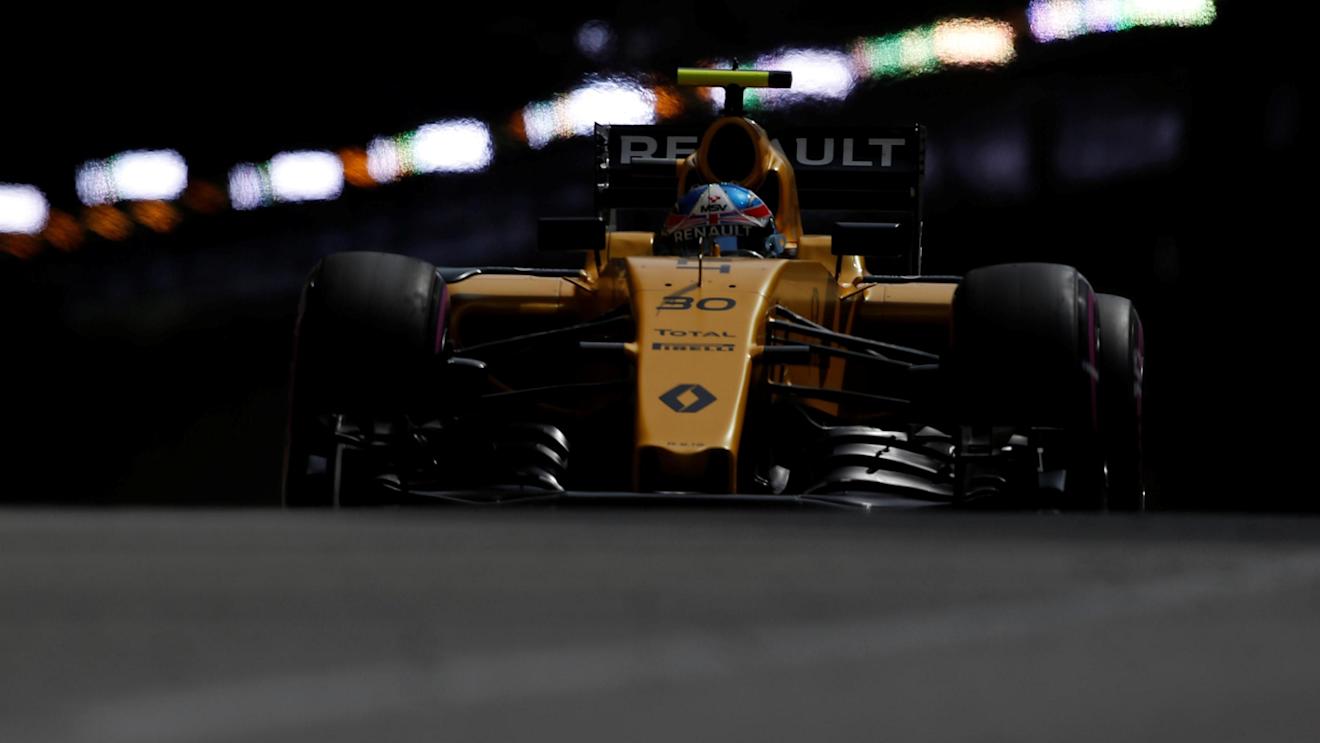 Jolyon Palmer (GBR) Renault Sport F1 Team RS16 at Formula One World Championship, Rd6, Monaco Grand Prix, Practice, Monte-Carlo, Monaco, Thursday 26 May 2016. © Sutton Images