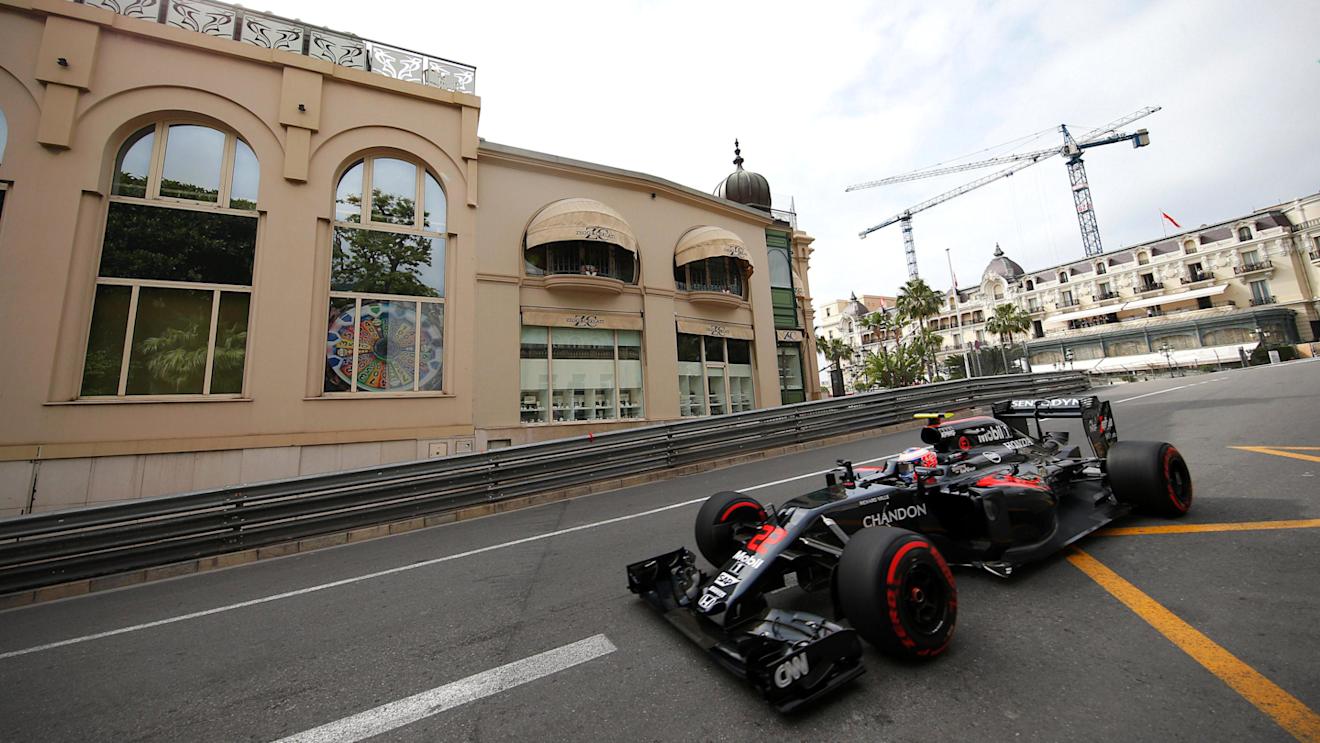 Jenson Button (GBR) McLaren MP4-31 at Formula One World Championship, Rd6, Monaco Grand Prix, Practice, Monte-Carlo, Monaco, Thursday 26 May 2016. © Sutton Images